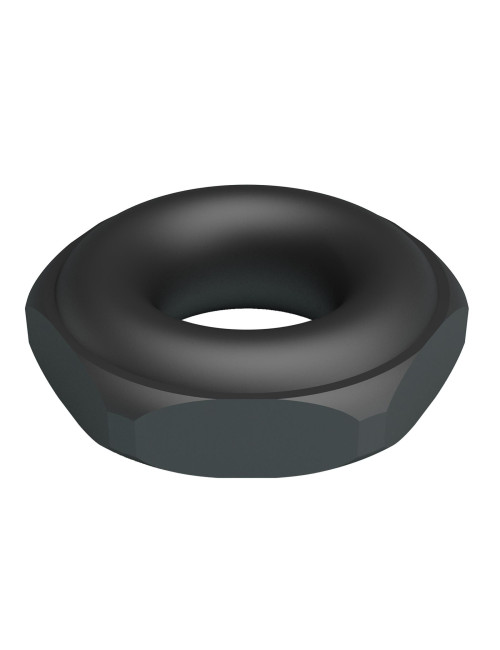 Crazy Bull Jarvius Super Soft Silicone Cock Ring - Black