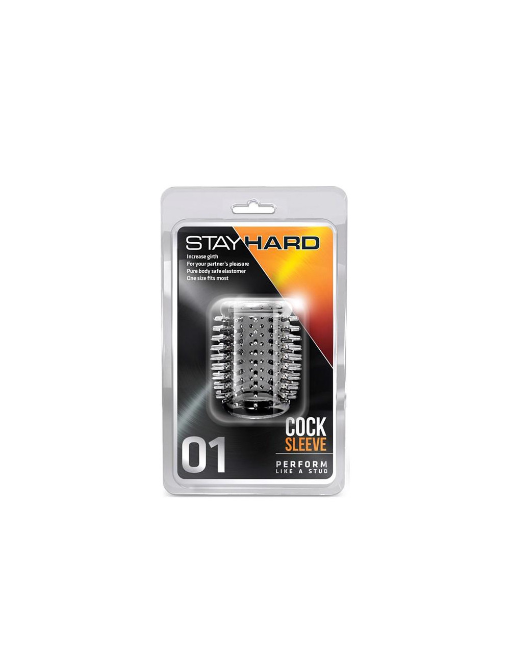 STAY HARD COCK SLEEVE 01 CLEAR
