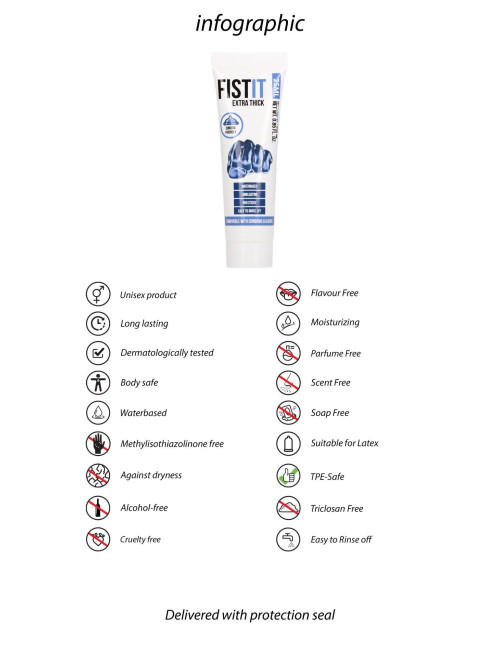 Fist It Extra Thick Lubricant - Gęsty żel intymny 25 ml