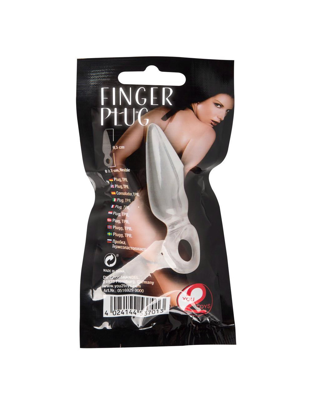 You2Toys Finger Plug - Korek analny na palec