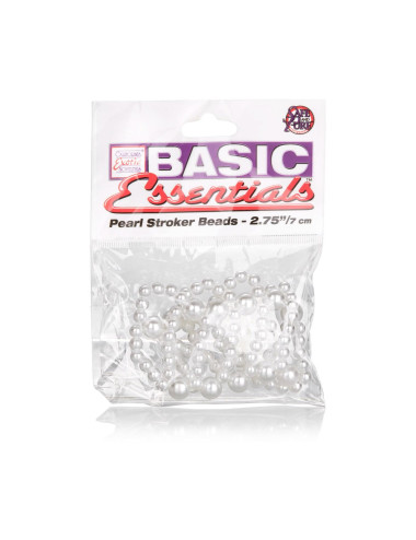 Pearl Stroker Beads Large Transparent