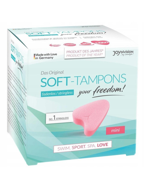 Tampony-Soft-Tampons mini, box of 3