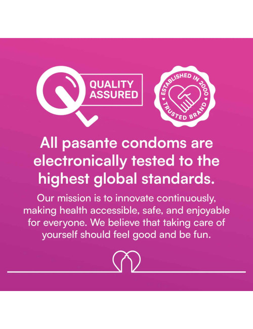 Pasante Ribs & Dots/Intensity Condoms 12 pcs