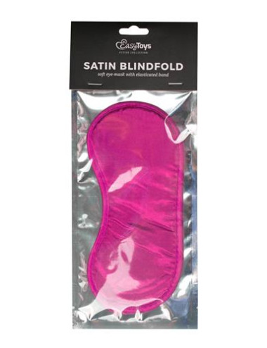 Maska-Pink Satin Eye Mask