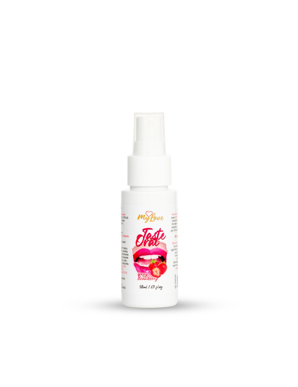 MyLove Taste Truskawkowy Spray do Seks Oralnego 50 ml