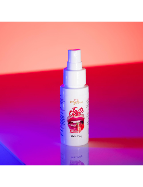 MyLove Taste Truskawkowy Spray do Seks Oralnego 50 ml