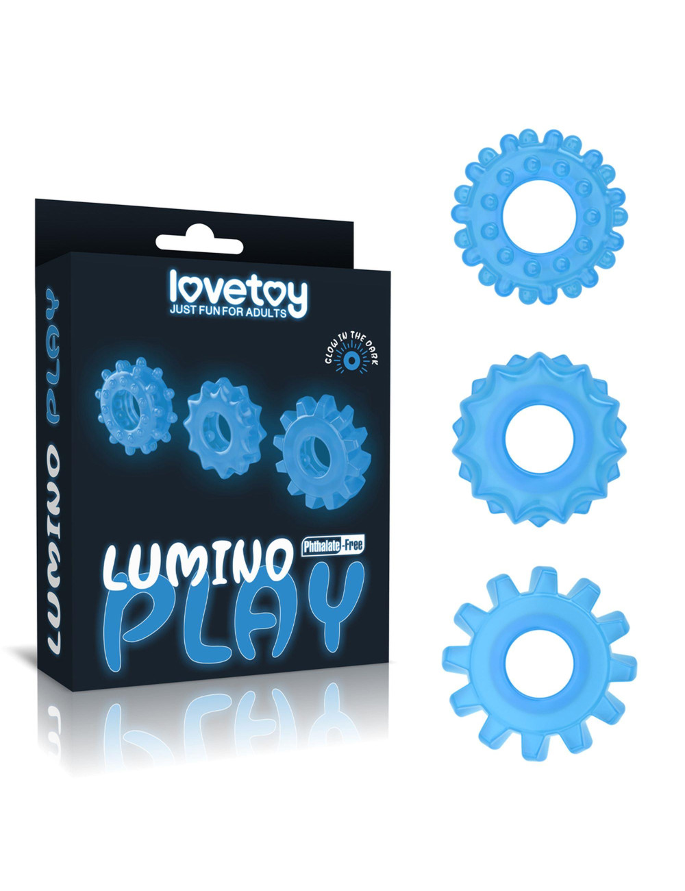 Lovetoy Lumino Play Świecący Pierścień Erektcyjny
