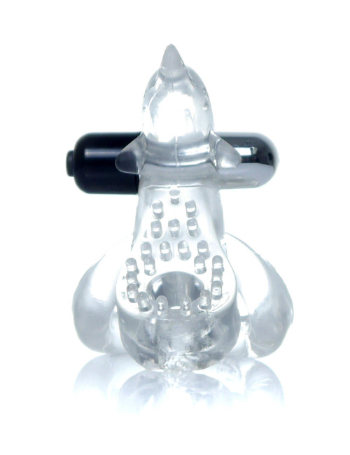 B-Series EasyLove Pierścień Wibracyjny Dolphin Clear