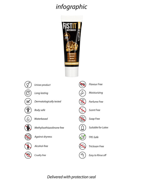 Waterbased Lubricant - 0.8 fl oz / 25 ml