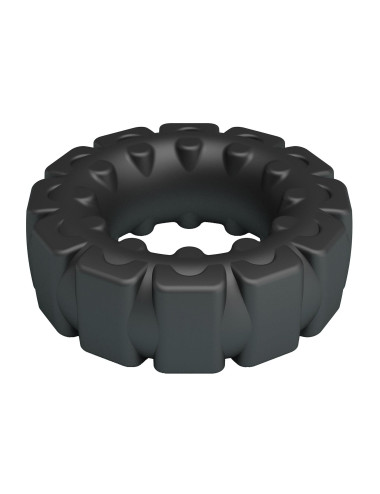 Crazy Bull Laiden Super Soft Silicone Cock Ring – Black