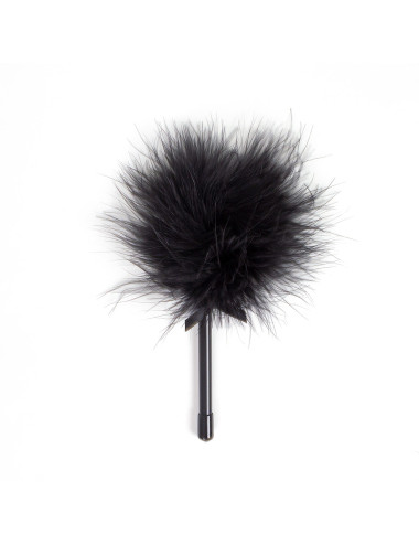 MINI BLACK FEATHER TICKLER
