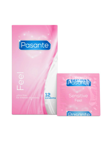Pasante Sensitive/Feel Condoms 12 pcs