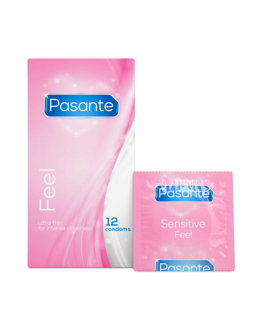 Pasante Sensitive/Feel Condoms 12 pcs