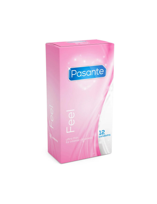 Pasante Sensitive/Feel Condoms - ultra cienkie prezerwatywy, 12 szt.