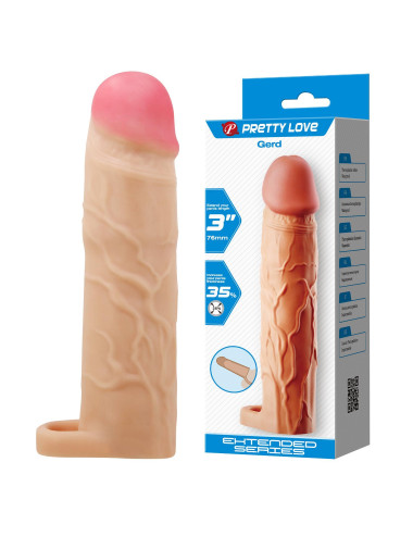 PRETTY LOVE - Gerd Flesh, Extend your penis lenghth 3'' (76mm)