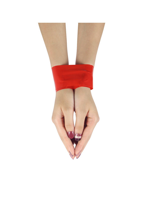 Lovetoy My First Non Sticky Bondage Tape Red - czerwona taśma