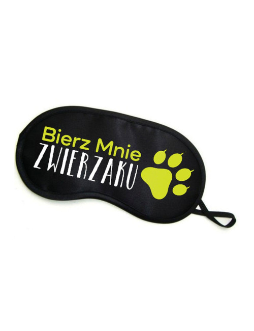 Grammi - Maska i Opaska na Oczy BIERZ MNIE ZWIERZAKU