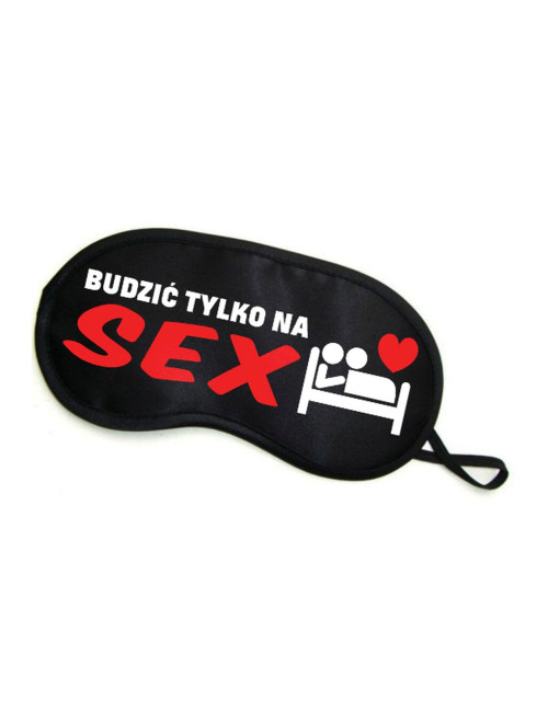 Grammi - Maska i Opaska na Oczy BUDZIĆ TYLKO NA SEX