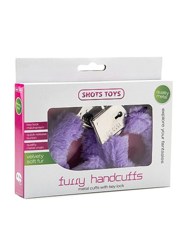 Furry Handcuffs - Purple