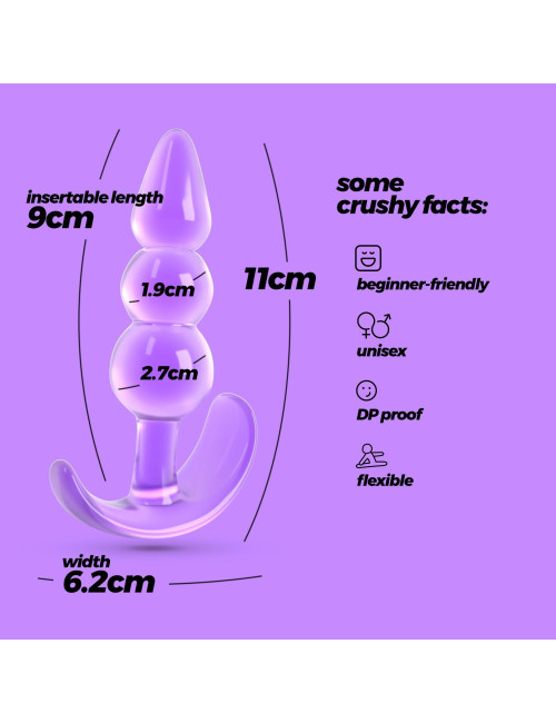 Crushious The Plunger Anal Plug Wibracyjny Korek Analny