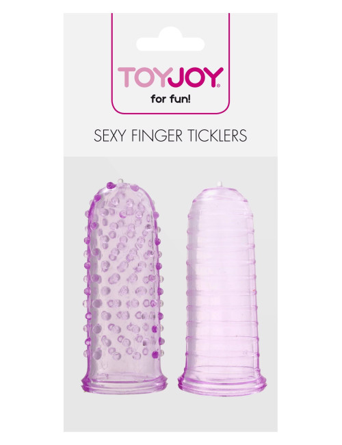 ToyJoy Nakładki na palce Sexy Finger Ticklers Fioletowe