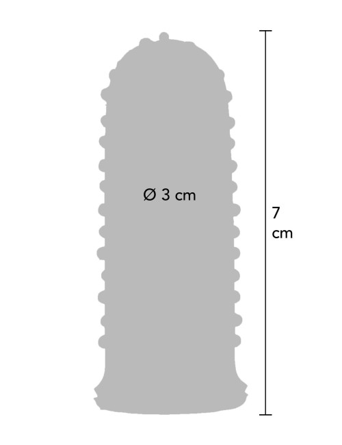 ToyJoy Nakładki na palce Sexy Finger Ticklers Fioletowe