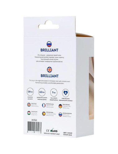 ToDo Brilliant Blue Anal Plug