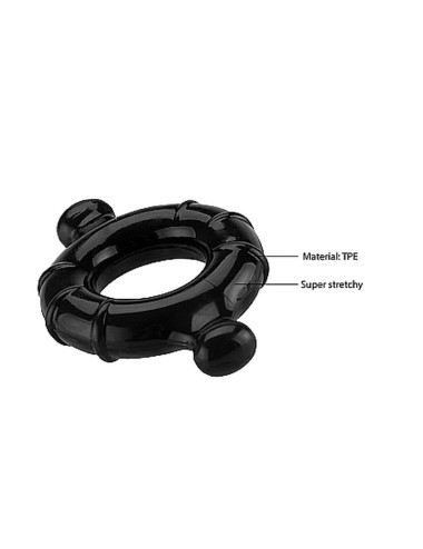 Gummy Ring - Medium - Black