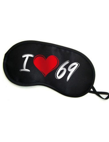 Maska- Opaska na oczy I LOVE 69