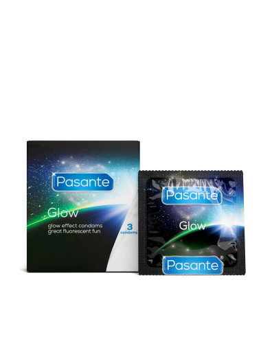 Pasante Glow Condoms 3 pcs