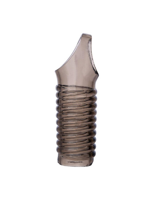 XLover by TOYFA - Transparentnie czarna nakładka powiększająca 11 cm