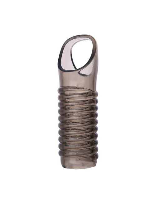 XLover by TOYFA - Transparentnie czarna nakładka powiększająca 11 cm