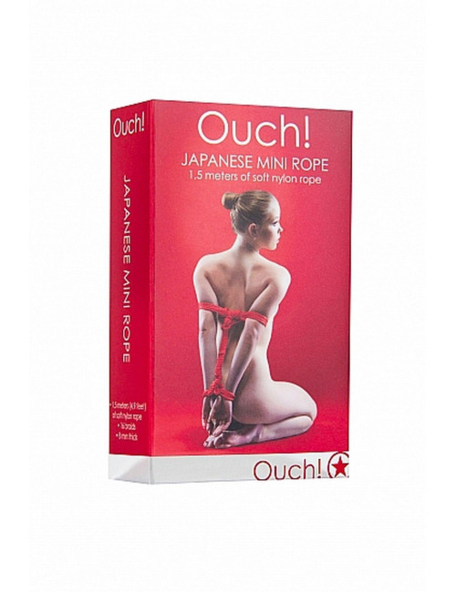 Ouch! Japanese Mini Rope 1,5m - Red