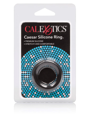 Caesar Silicone Ring Black