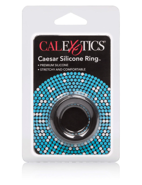 Caesar Silicone Ring Black