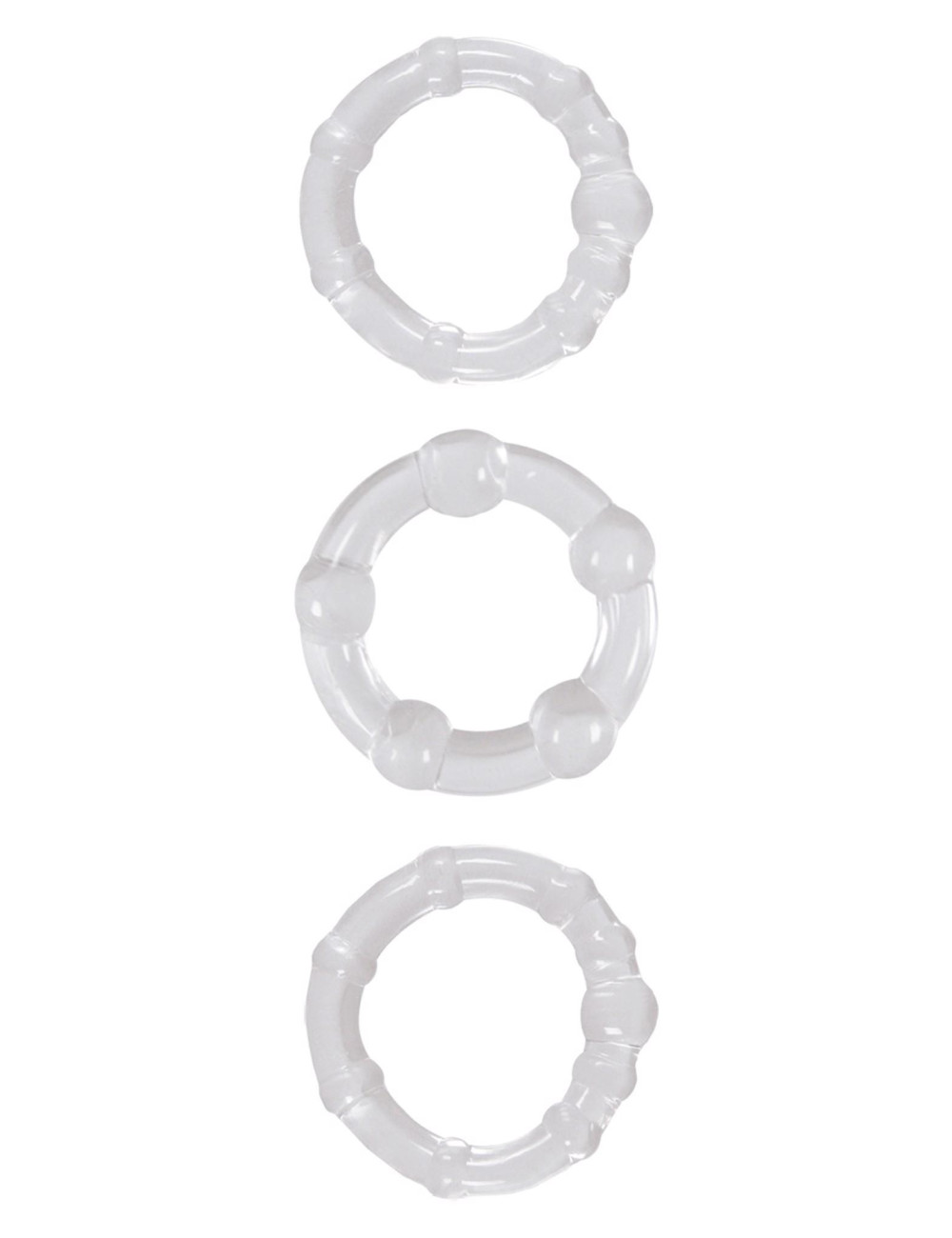 NS Novelties Stamina Rings Transparentne Pierścienie Erekcyjne