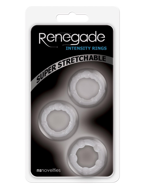 NS Novelties Stamina Rings Transparentne Pierścienie Erekcyjne