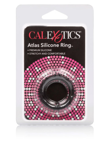 Atlas Silicone Ring Black