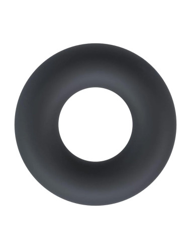 Solid Silicone Cockring - XS - Black