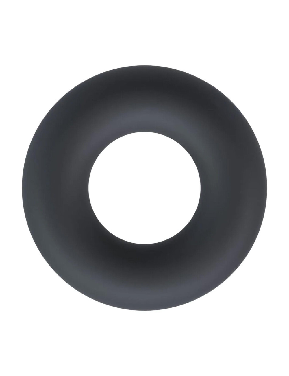 Solid Silicone Cockring - XS - Black