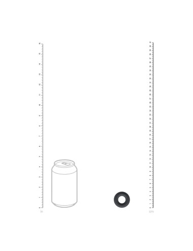 Solid Silicone Cockring - XS - Black