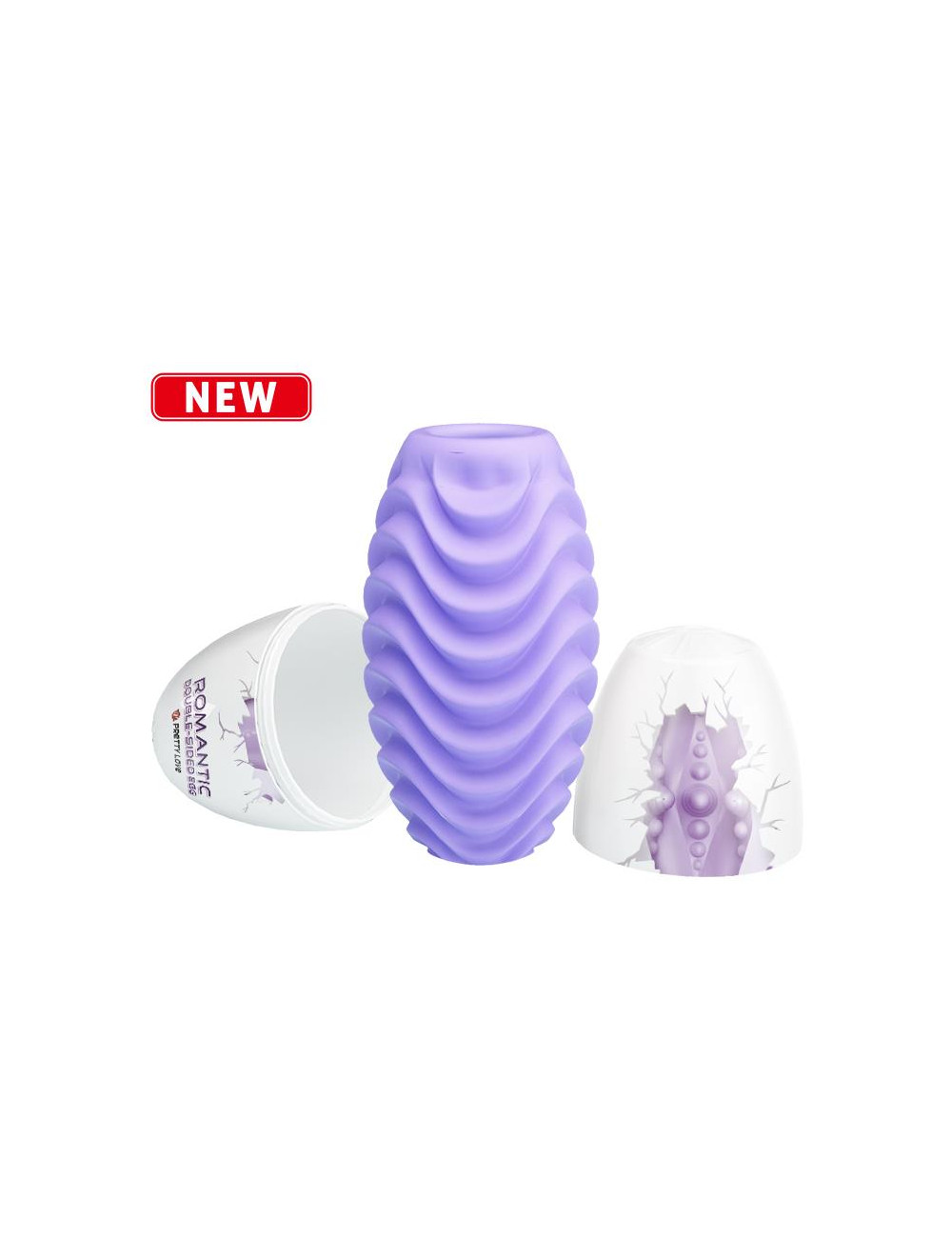 PRETTY LOVE - Romantic double sided egg PURPLE