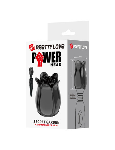 Pretty Love Power Head Secret Garden Wand Massager Attachment