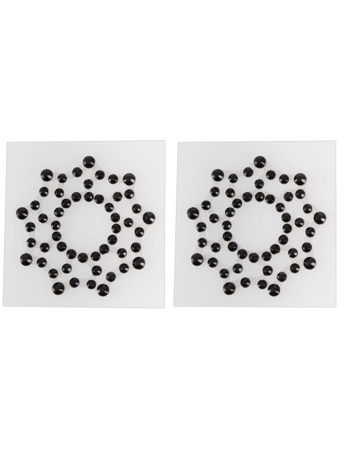 Cottelli Accessories Naklejki na sutki Rhinestone z kryształkami
