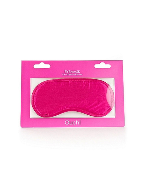 Maska do oczu BDSM Soft Eyemask Pink - miękka, bezpieczna, na nocne doznania