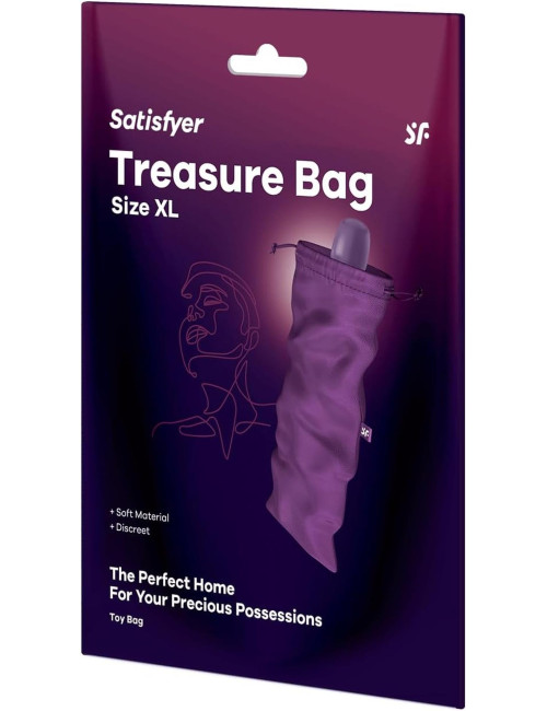 Satisfyer Treasure Bag XL Violet – Duża torba na zabawki
