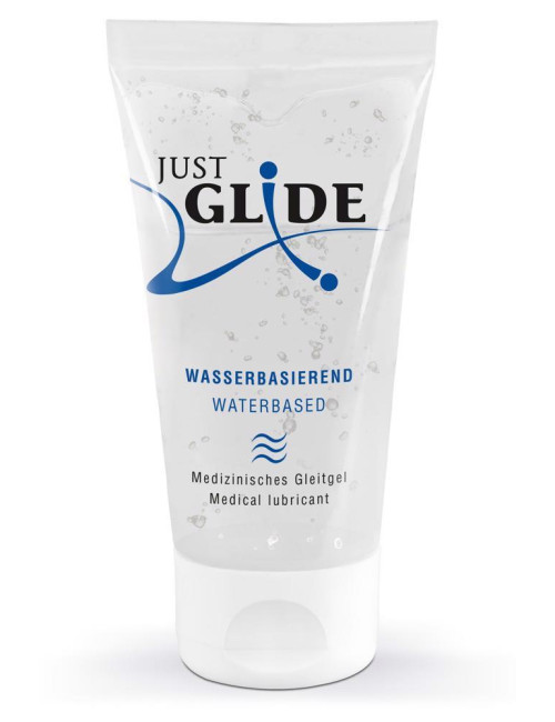 Just Glide – Lubrykant na bazie wody 50 ml, Afrodyzjak, wegański