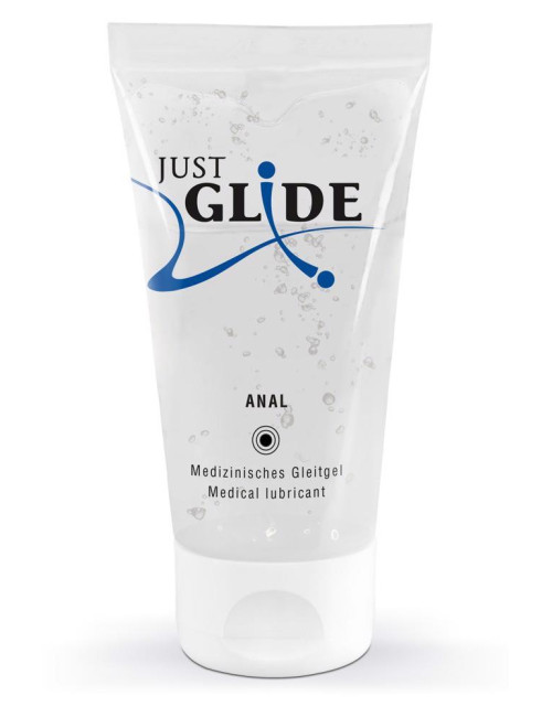 Just Glide Anal 50 ml - Wegański lubrykant na bazie wody do analnej przyjemności Afrodyzjak