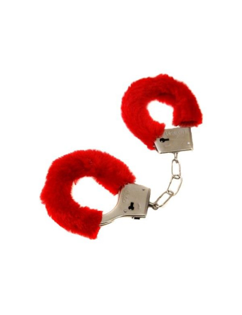 Kajdanki do sypialni Love Cuffs Czerwone