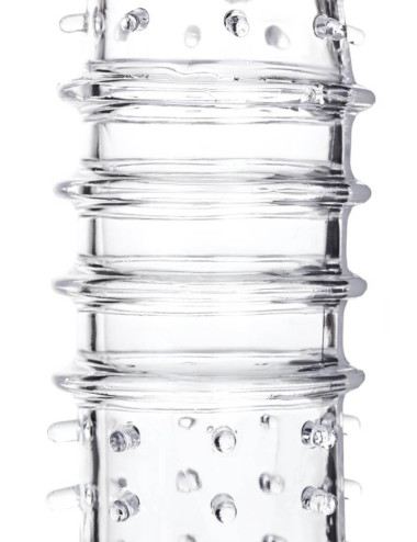A-TOYS, Penis Sleeve, TPR, Transparent, 15.3 cm
